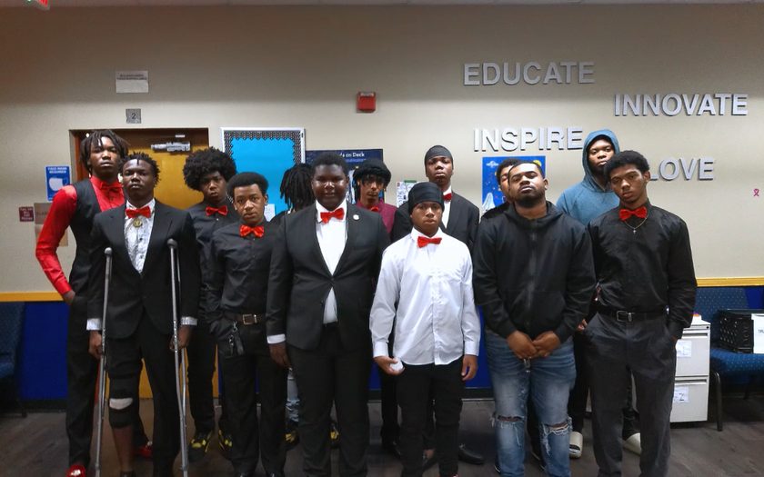 Sunfire students at a school celebration