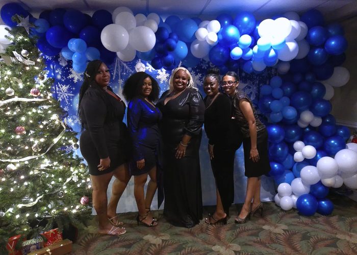Sunfire staff at a holiday celebration
